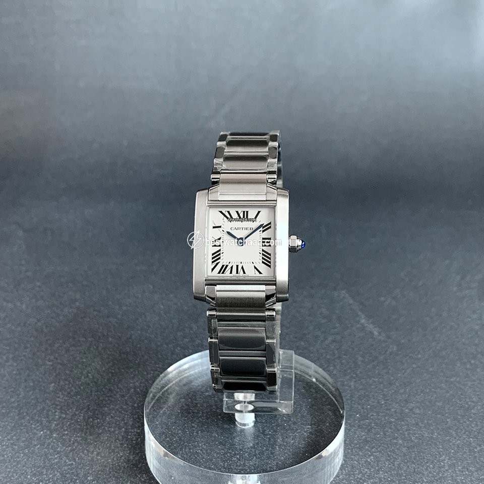IMG_9085 Cartier Tank Francaise Womens watch Quartz Steel W51008Q3 2384 Replica 2