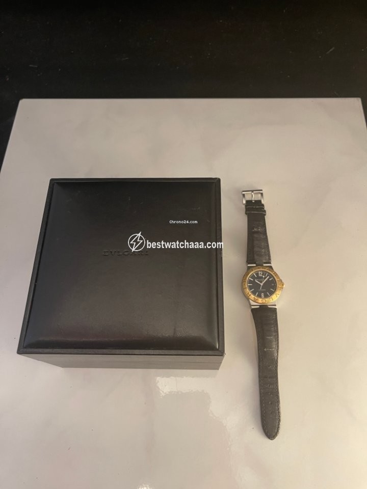 IMG_9085 Bulgari Diagono Mens watch Unisex Automatic Gold Steel LC35SG Replica 2