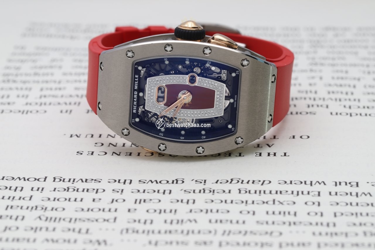 IMG_9085 Richard Mille RM 037 Womens watch Automatic White gold RM037 WG Replica 2