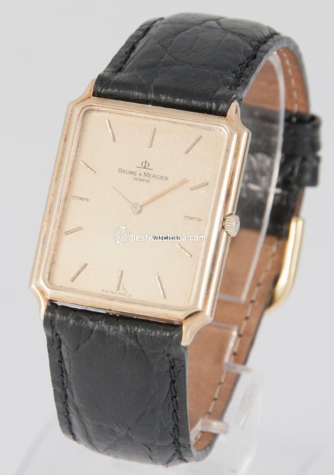 IMG_9085 Baume & Mercier Mens watch Unisex Quartz Yellow gold 17348 Replica 2