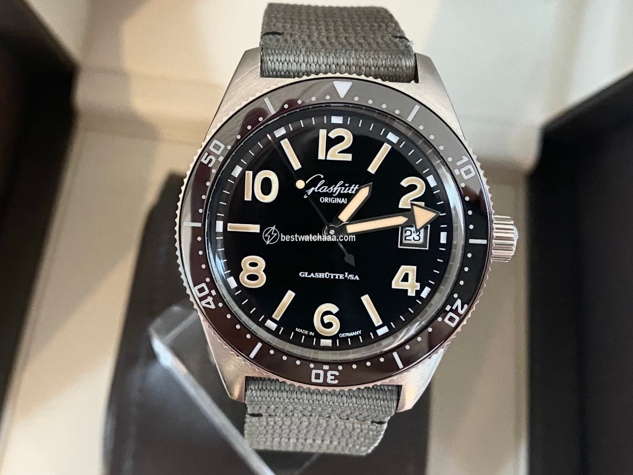 IMG_9085 Glashutte Original Mens watch Unisex Automatic Steel 1-39-11-06-80-08 Replica 2