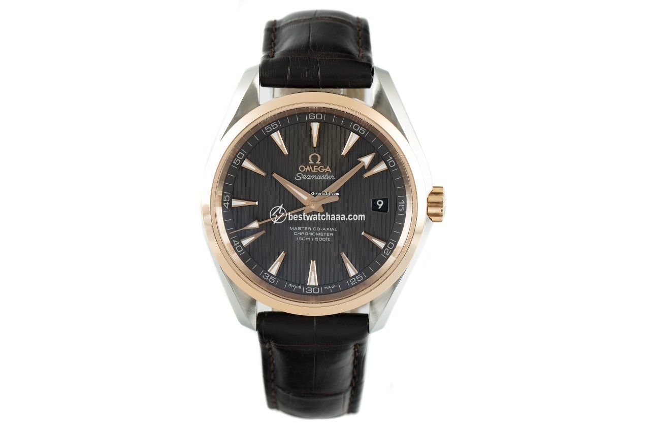 IMG_9085 Omega Seamaster Aqua Terra Mens watch Unisex Automatic Gold Steel 231.23.42.21.06.003 Replica 2