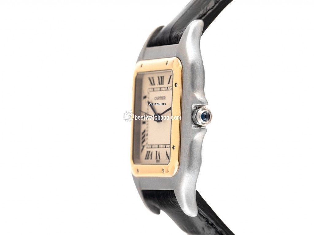 IMG_9085 Cartier Panthere Mens watch Unisex Quartz Gold Steel 182949 Replica 2