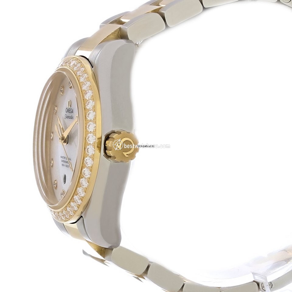 IMG_9085 Omega Seamaster Aqua Terra Womens watch Automatic Gold Steel 231.25.34.20.55.006 Replica 2