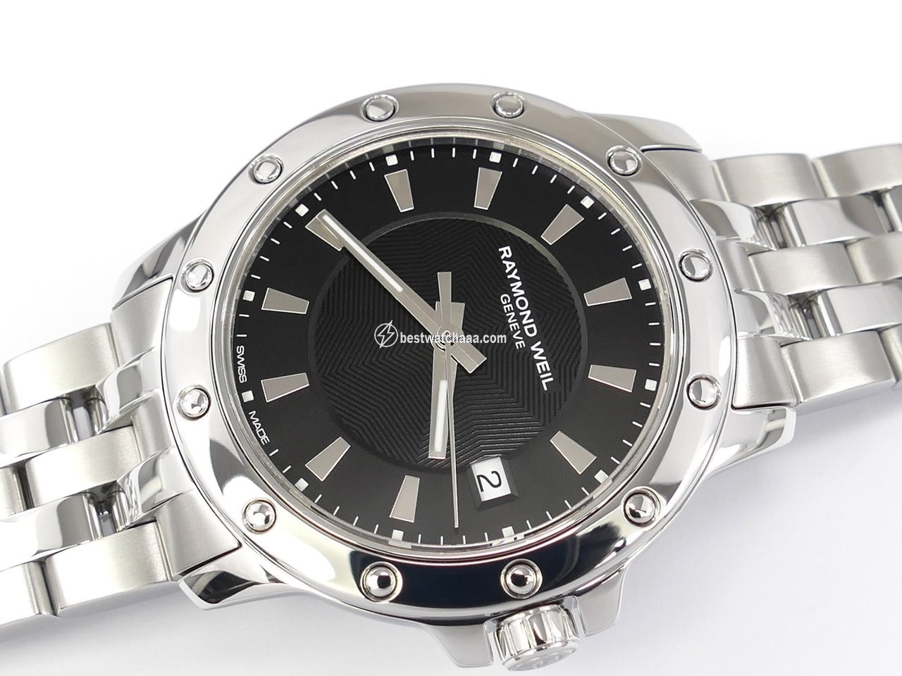 IMG_9085 Raymond Weil Tango Mens watch Unisex Quartz Steel 5399-ST-00995 Replica 2