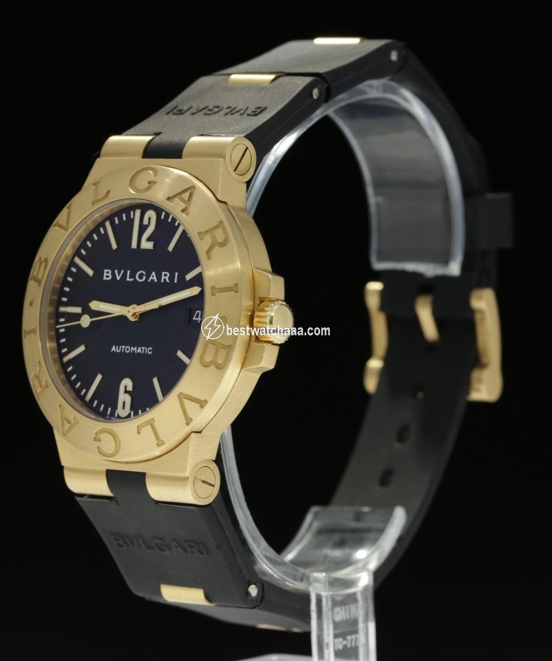 IMG_9085 Bulgari Diagono Mens watch Unisex Automatic Yellow gold SD 38 G Replica 2