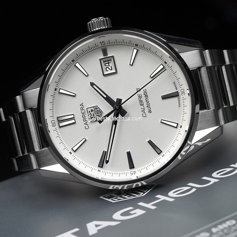 IMG_9085 TAG Heuer Carrera Calibre 5 Mens watch Unisex Automatic Steel WAR211B Replica 2
