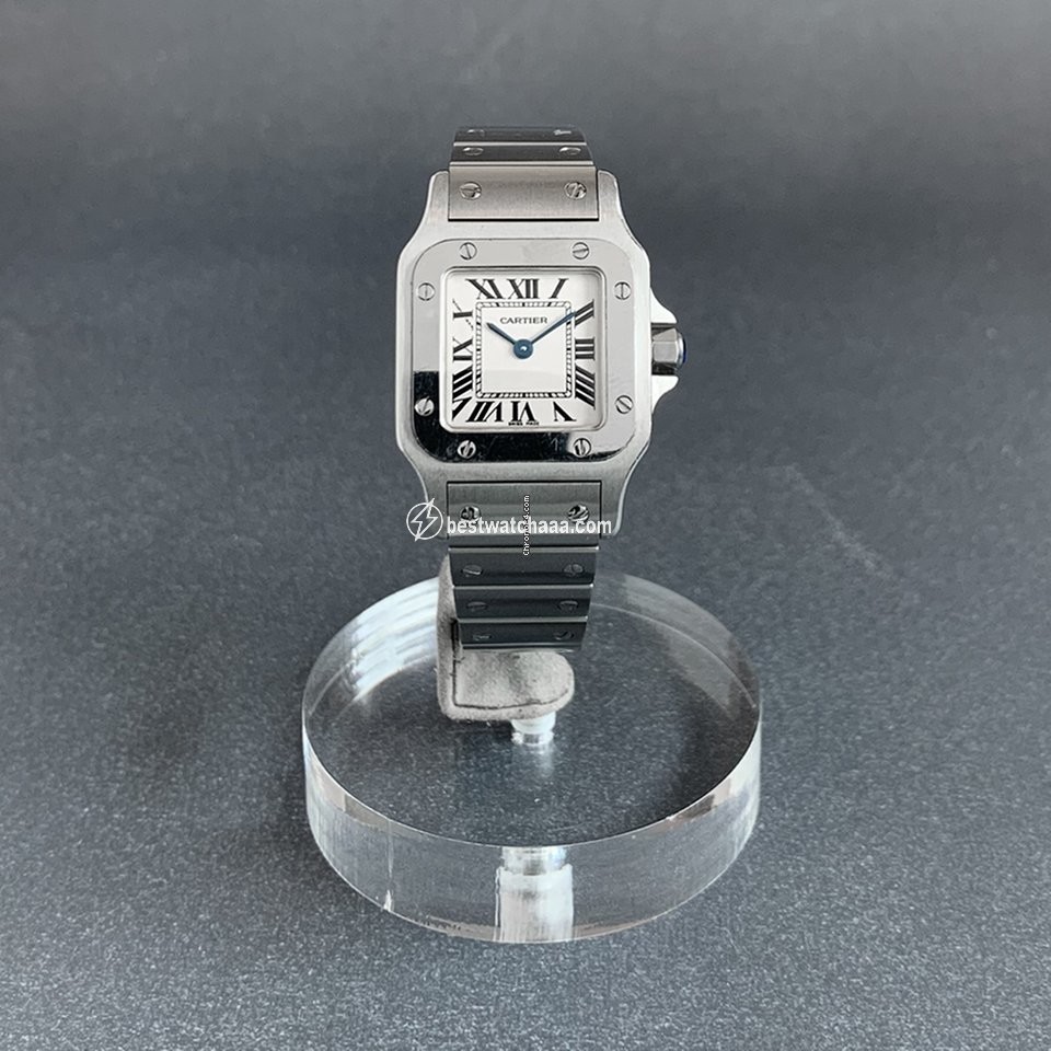 IMG_9085 Cartier Santos Galbee Womens watch Quartz Steel W20017D6 Replica 2