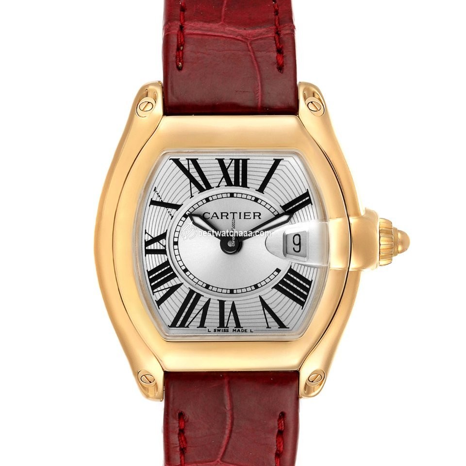 IMG_9085 Cartier Roadster Womens watch Quartz Yellow gold W62018Y5 Replica 2