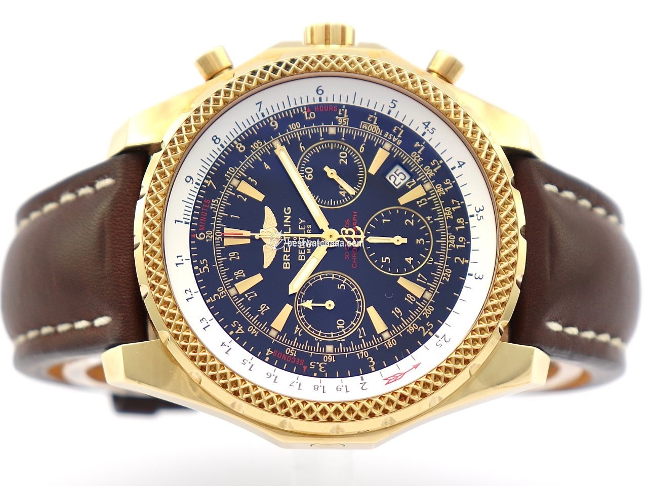 IMG_9085 Breitling Bentley Motors Mens watch Unisex Automatic Yellow gold K25362 Replica 2