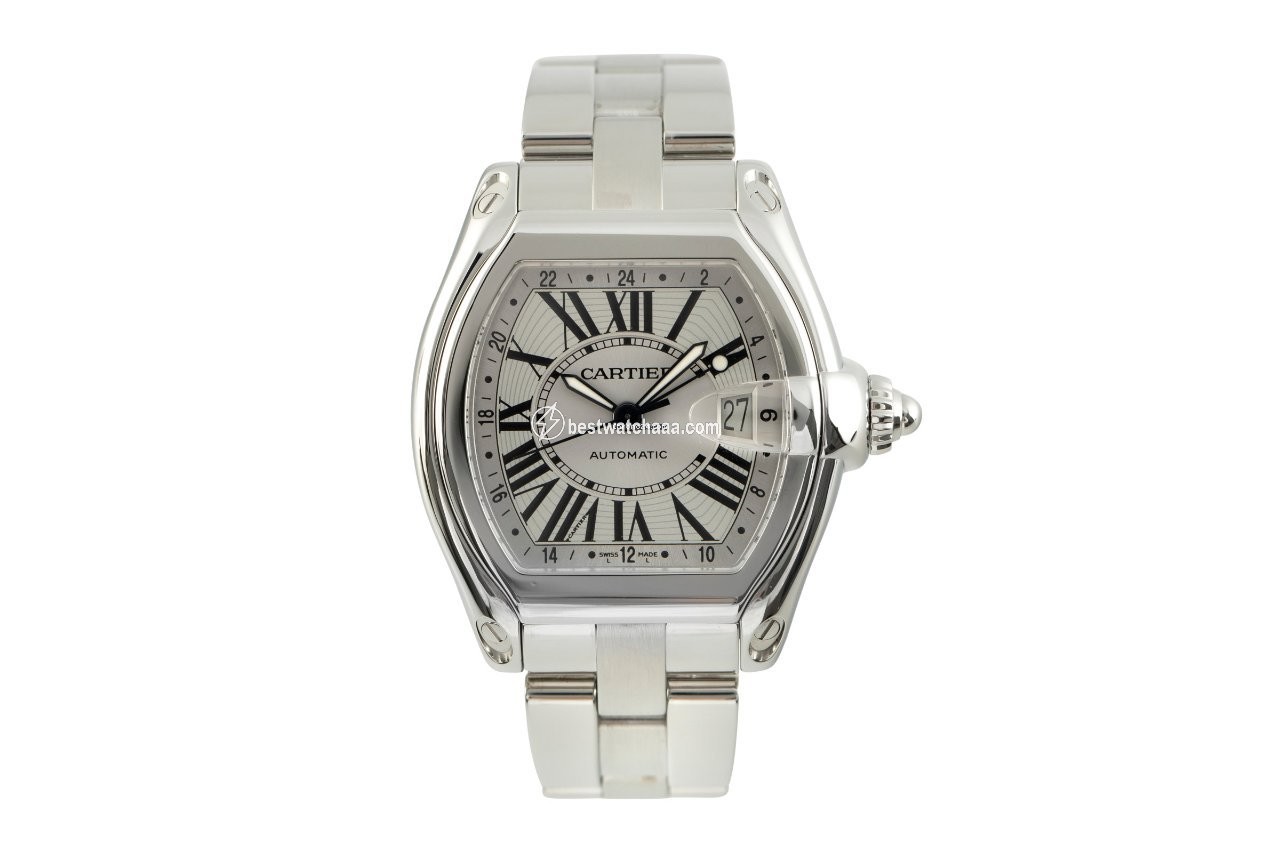 IMG_9085 Cartier Roadster Mens watch Unisex Automatic Steel 2722 Replica 2
