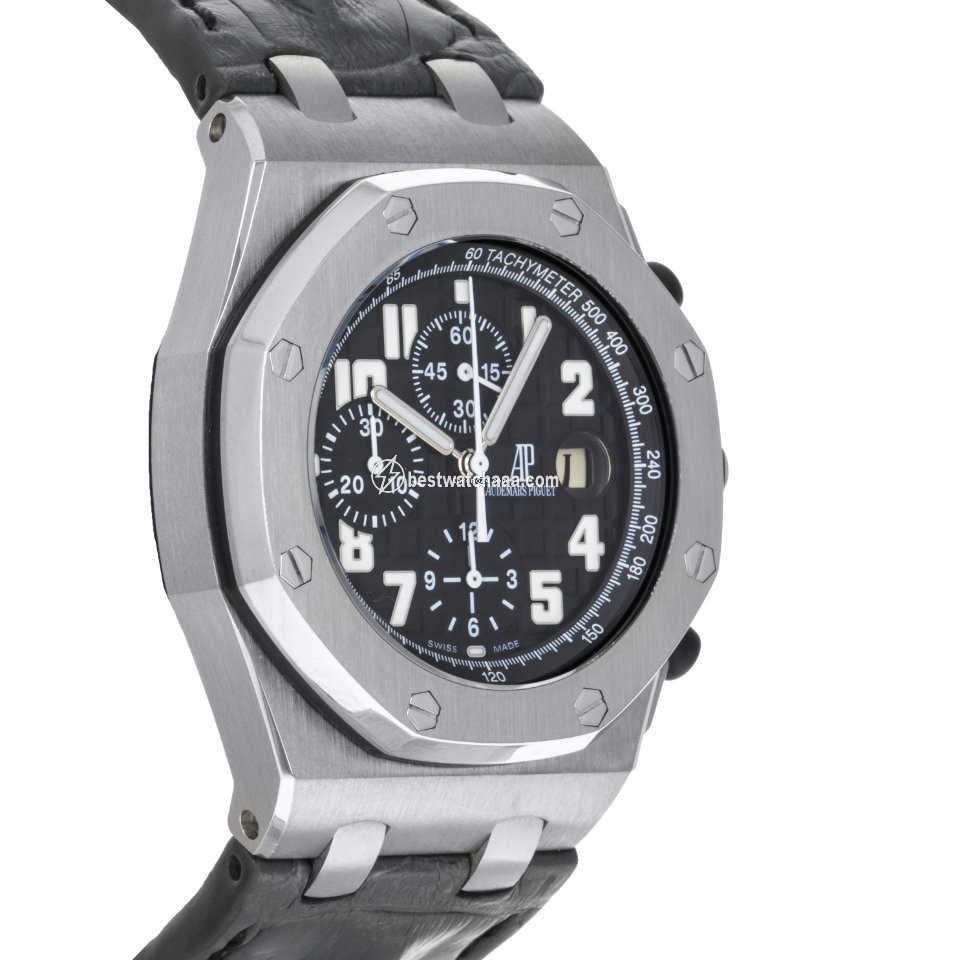 IMG_9085 Audemars Piguet Royal Oak Offshore Chronograph Mens watch Unisex Automatic Steel 26020ST.OO.D101CR.01 Replica 2