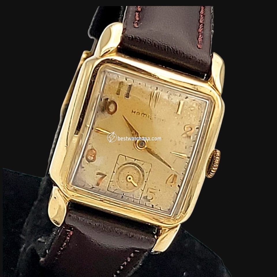 IMG_9085 Hamilton Mens watch Unisex Manual winding Gold Steel Hamilton Grade 747 Replica 2