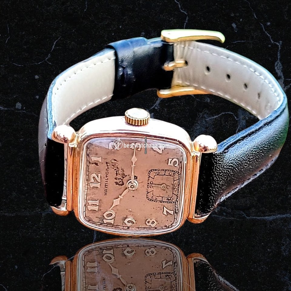 IMG_9085 Hamilton Mens watch Unisex Manual winding Gold Steel Hamilton Grade 987 Replica 2