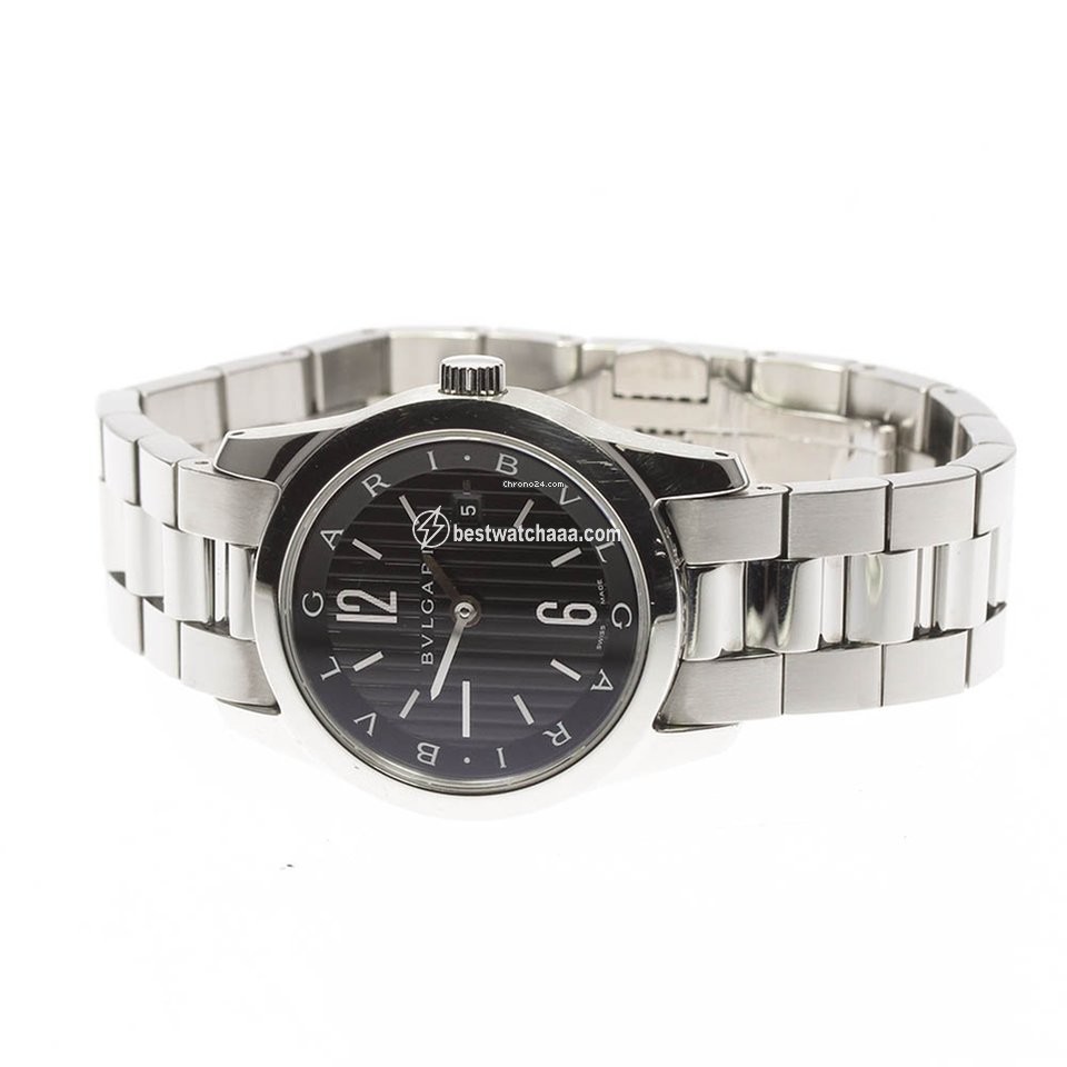 IMG_9085 Bulgari Mens watch Unisex Quartz Steel ST30S Replica 2