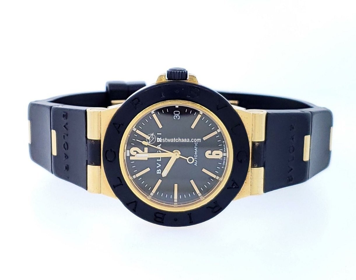 IMG_9085 Bulgari Diagono Automatic Yellow gold 38 G Replica 2