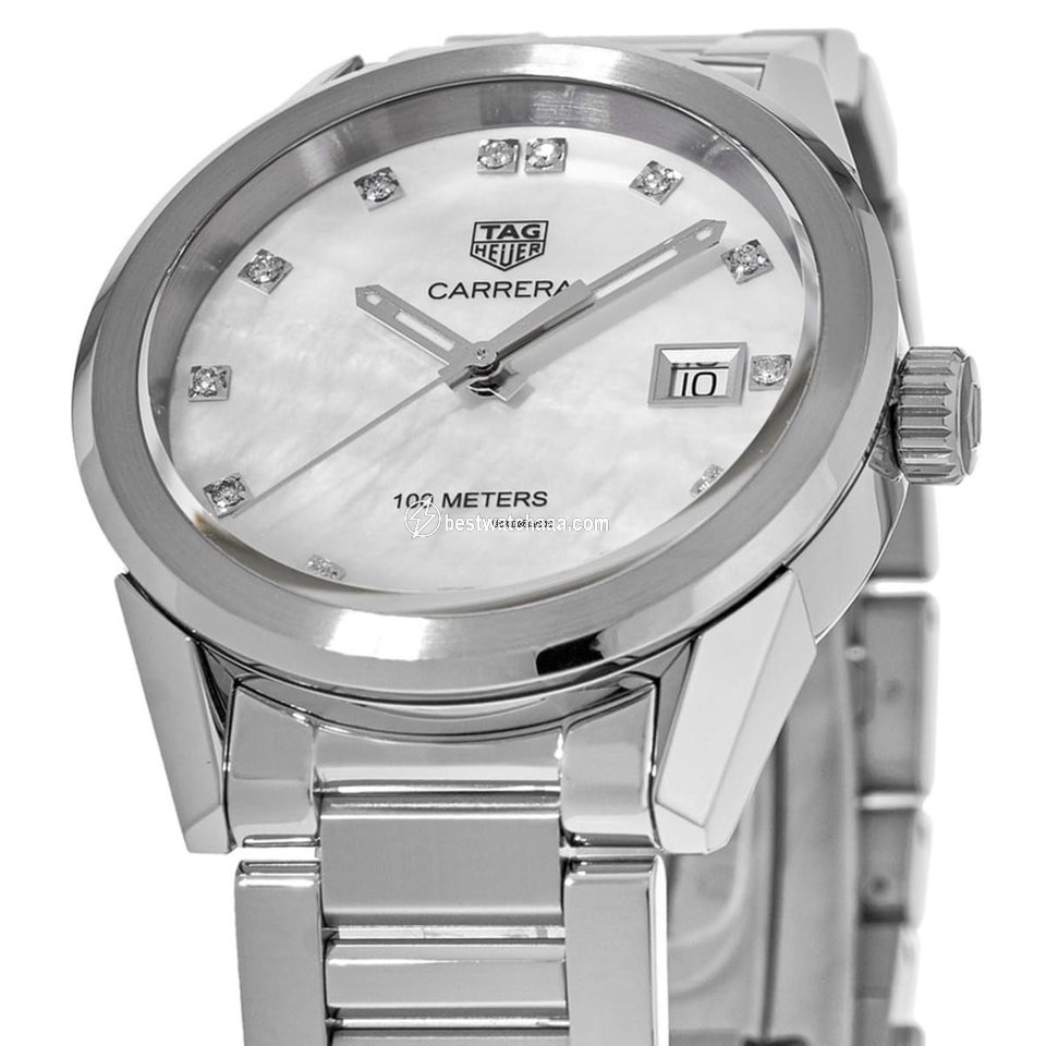 IMG_9085 TAG Heuer Carrera Lady Womens watch Quartz Steel WBG1312.BA0758 Replica 2