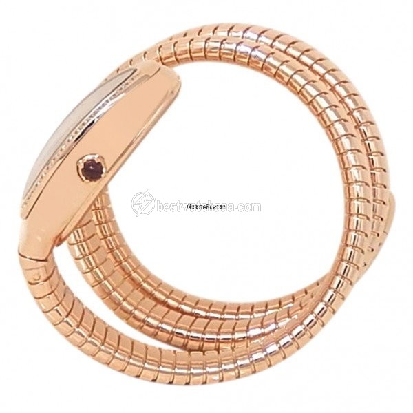 IMG_9085 Bulgari Serpenti Womens watch Quartz Rose gold 101956 Replica 2