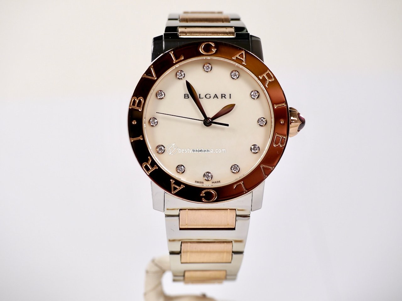 IMG_9085 Bulgari Bulgari Womens watch Automatic Gold Steel BBL37WSPG 12 Replica 2