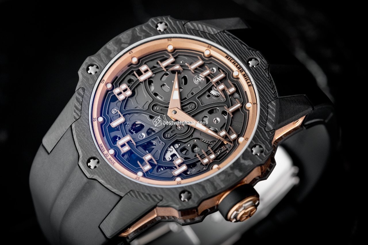 IMG_9085 Richard Mille Mens watch Unisex Automatic Carbon RM33-02 Replica 2