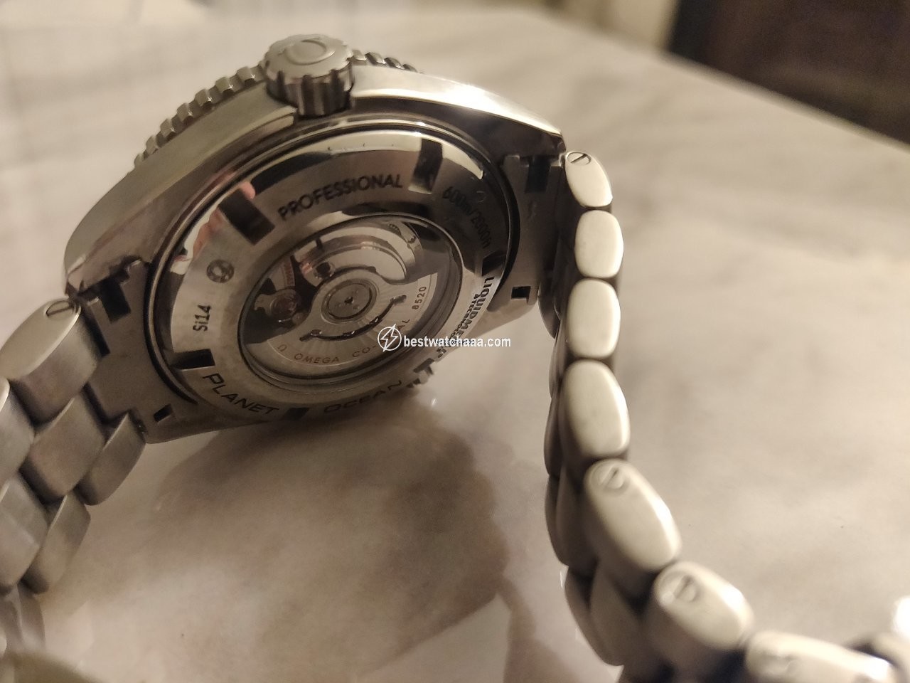 IMG_9085 Omega Seamaster Planet Ocean Mens watch Unisex Automatic Titanium 232.90.38.20.03.001 Replica 2