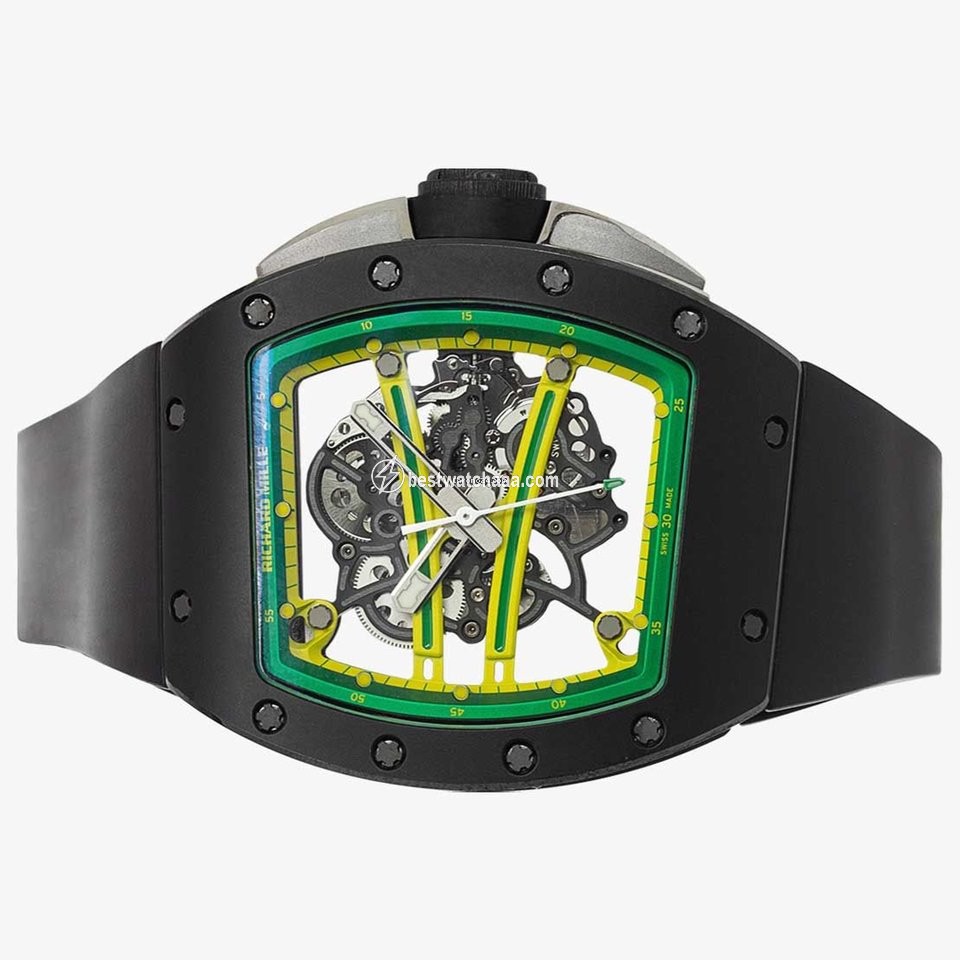 IMG_9085 Richard Mille RM 061 Mens watch Unisex Manual winding Ceramic RM 061-01 Replica 2