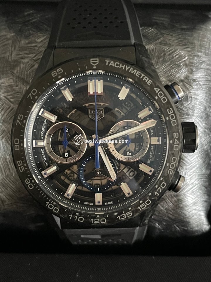 IMG_9085 TAG Heuer Carrera Mens watch Unisex Automatic Carbon CBG2017.FT6143 Replica 2