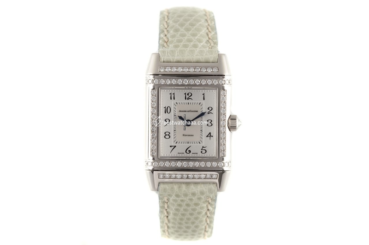 IMG_9085 Jaeger-LeCoultre Reverso Duetto Womens watch Manual winding White gold 266.3.44 Replica 2