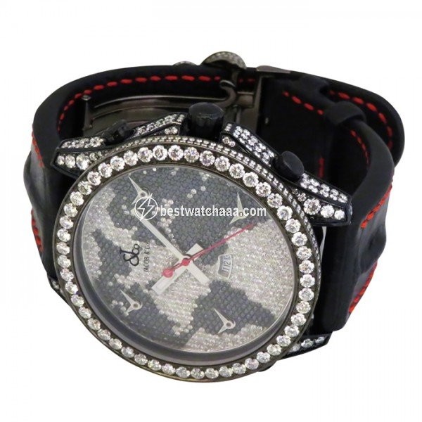IMG_9085 Jacob & Co. Five Time Zone Quartz Steel JC-47BKBDC Replica 2