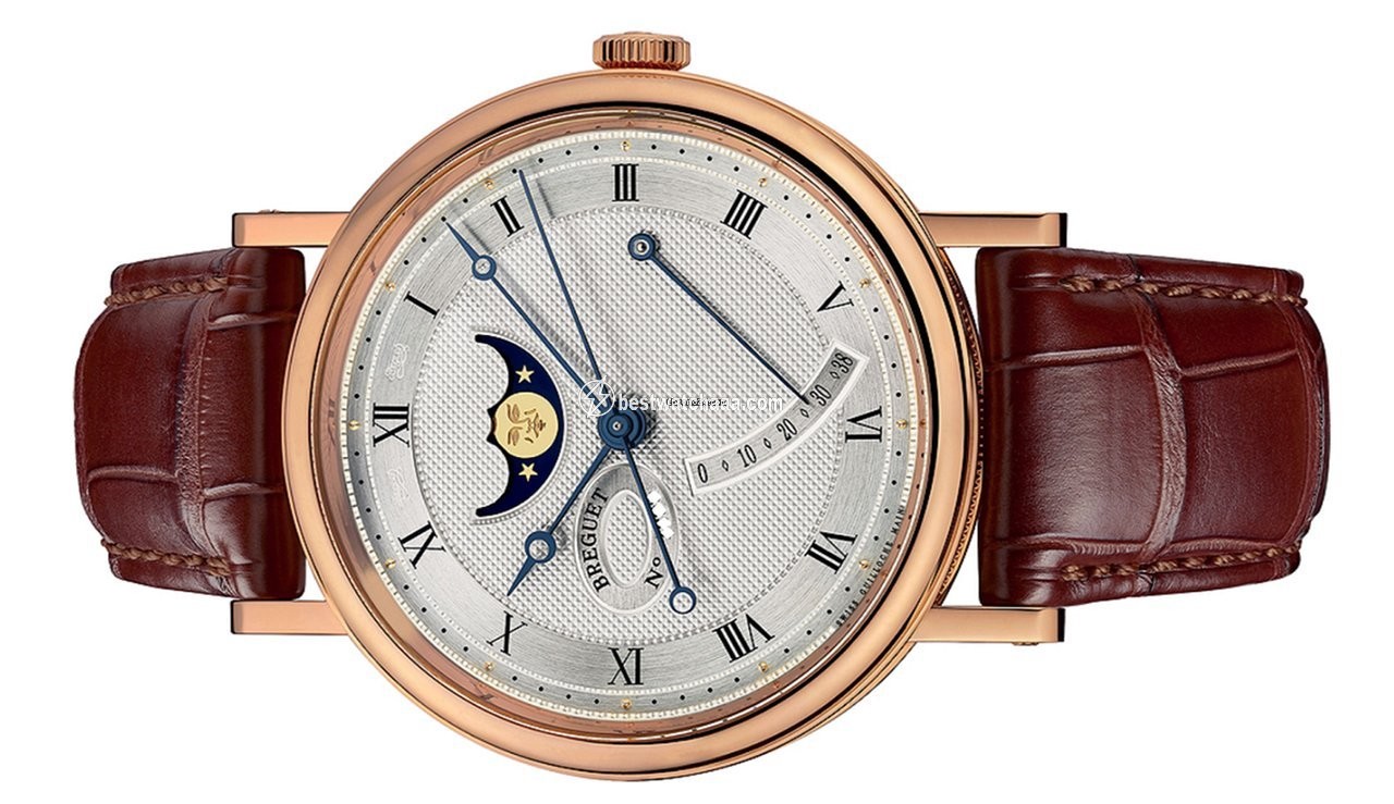 IMG_9085 Breguet Classique Mens watch Unisex Automatic Rose gold 7787br 12 9v6 Replica 2