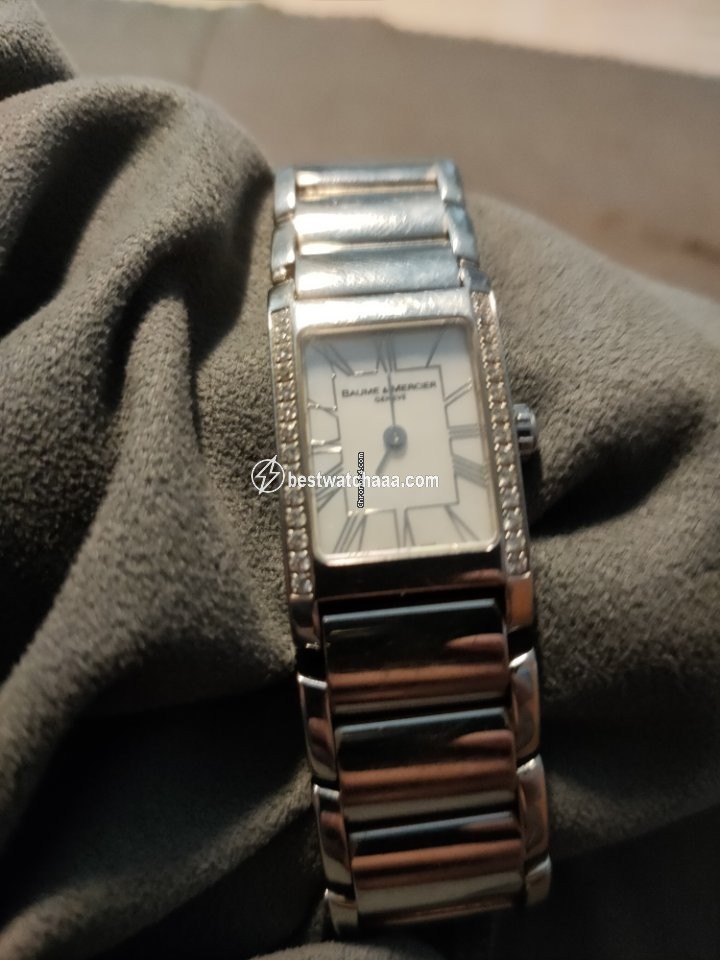 IMG_9085 Baume & Mercier Hampton Womens watch Quartz Steel 65406 Replica 2