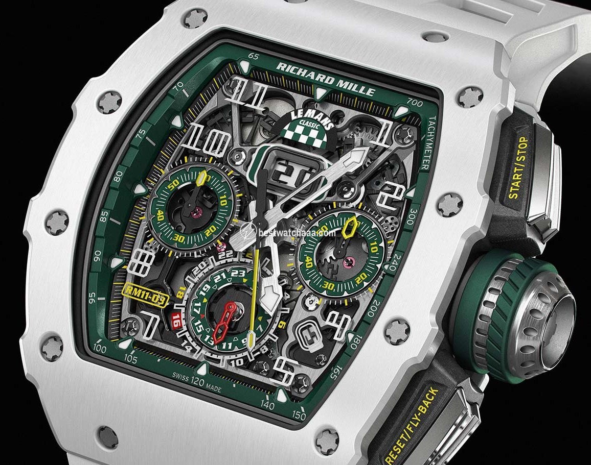 IMG_9085 Richard Mille Mens watch Unisex Automatic Ceramic Richard Mille 11-03 LeMans Edition Replica 2