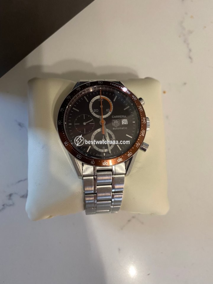 IMG_9085 TAG Heuer Carrera Calibre 16 Mens watch Unisex Automatic Steel CV2013-2 Replica 2