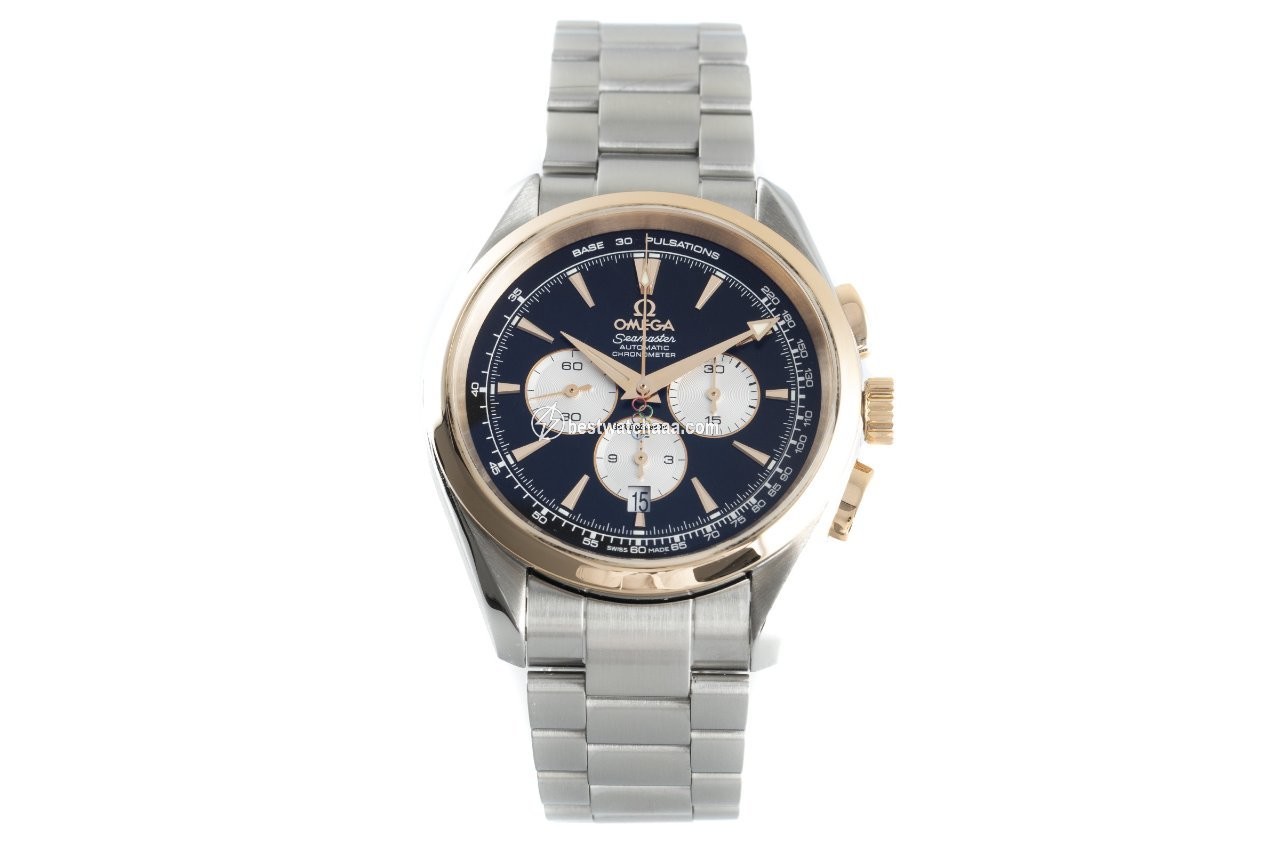 IMG_9085 Omega Seamaster Aqua Terra Mens watch Unisex Automatic Gold Steel 221.20.42.40.01.001 Replica 2