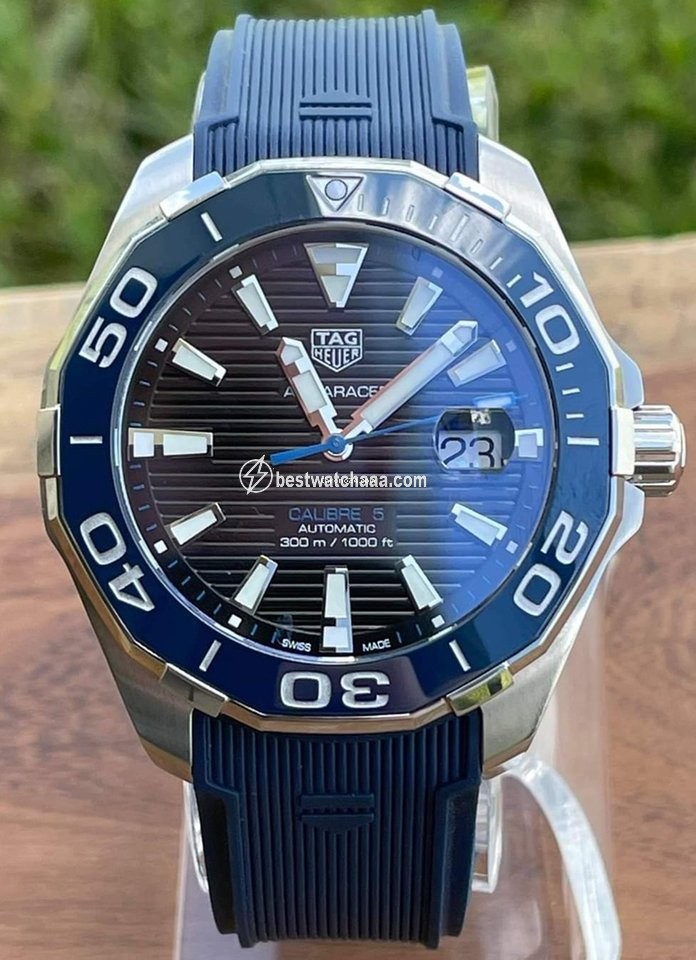 IMG_9085 TAG Heuer Aquaracer 300M Mens watch Unisex Automatic Steel WAY201C.FC6395 Replica 2