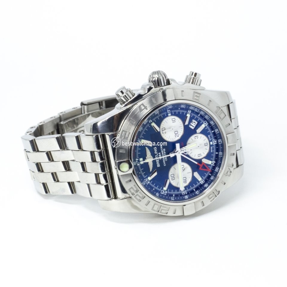 IMG_9085 Breitling Chronomat 44 GMT Mens watch Unisex Automatic Steel AB042011 BB56 375A Replica 2