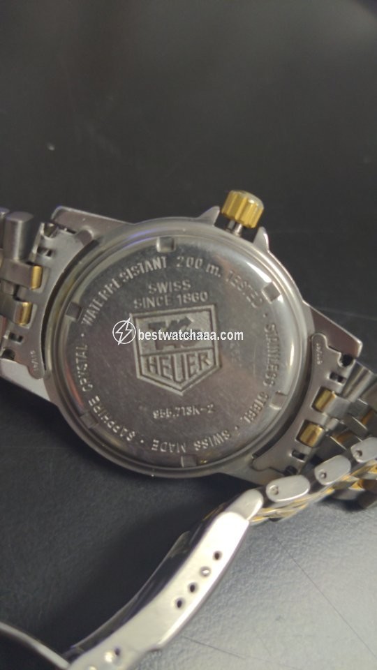 IMG_9085 TAG Heuer 2000 Mens watch Unisex Quartz Steel 955.713k-2 Replica 2