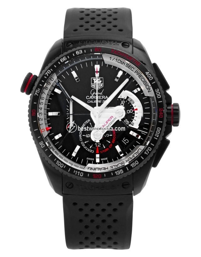 IMG_9085 TAG Heuer Grand Carrera Mens watch Unisex Automatic Titanium CAV5185.FT6020 Replica 2