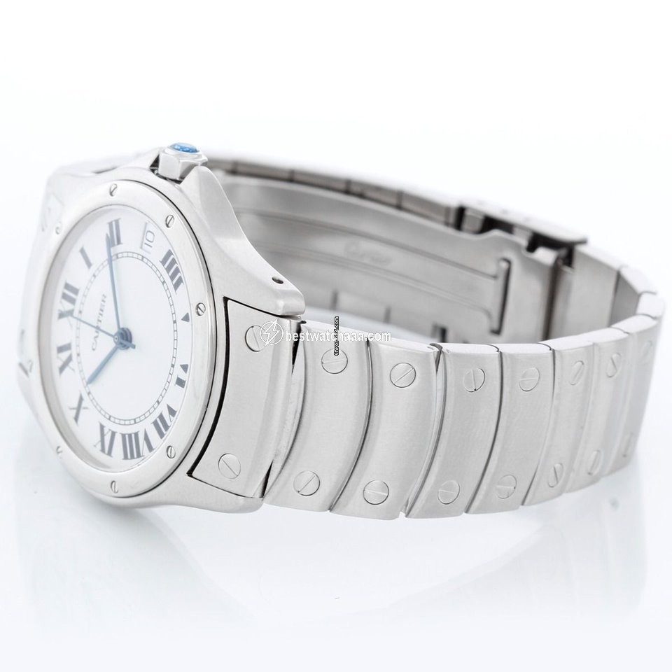 IMG_9085 Cartier Cougar Mens watch Unisex Steel 987904 1920 Replica 2