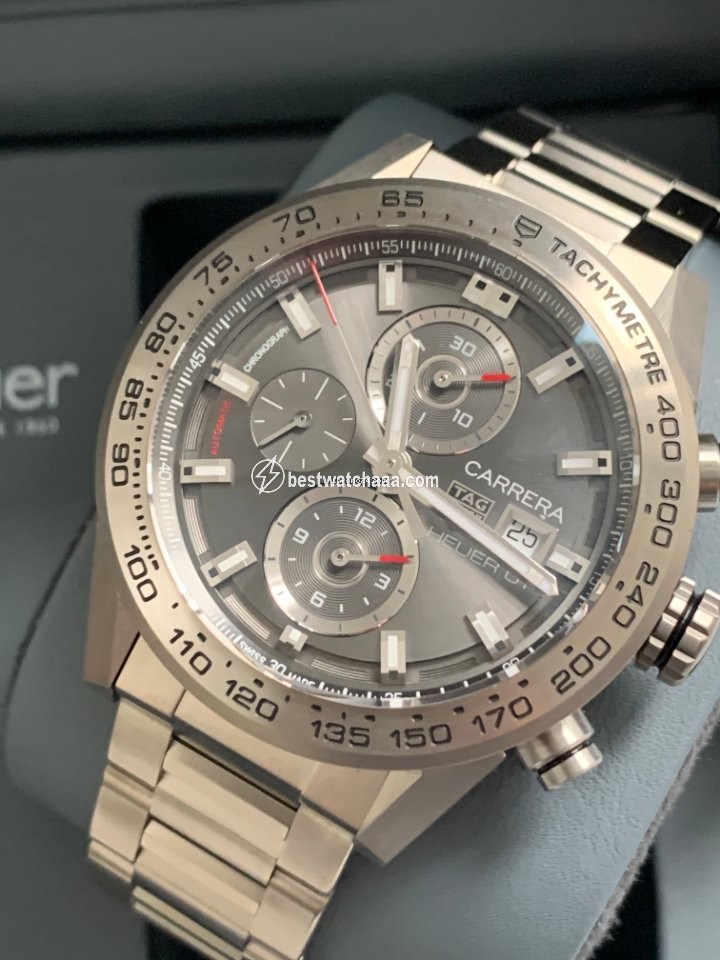 IMG_9085 TAG Heuer Carrera Calibre HEUER 01 Mens watch Unisex Automatic Titanium CAR208Z.BF0719 Replica 2
