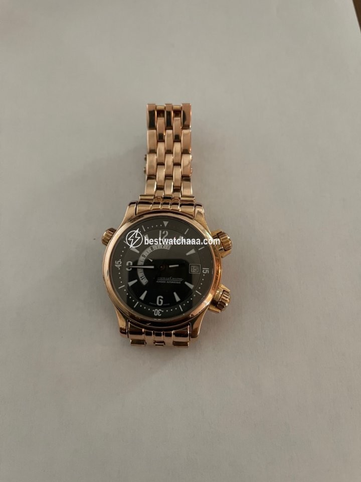 IMG_9085 Jaeger-LeCoultre Master Memovox Mens watch Unisex Automatic Rose gold 146.2.97 Replica 2