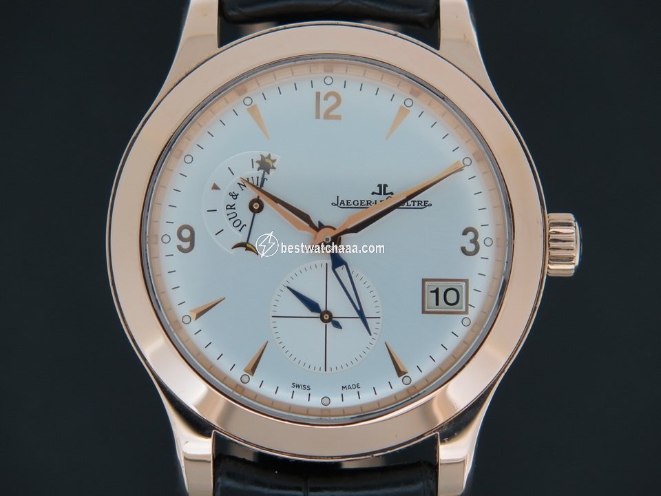 IMG_9085 Jaeger-LeCoultre Master Hometime Mens watch Unisex Automatic Rose gold 1622420 Replica 2