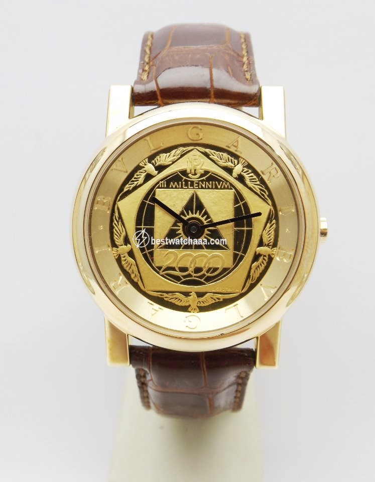 IMG_9085 Bulgari Mens watch Unisex Automatic Yellow gold AT35GL Replica 2