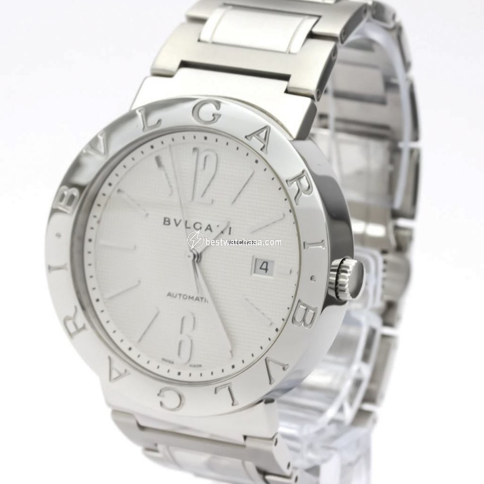 IMG_9085 Bulgari Bulgari Mens watch Unisex Automatic Steel BB42SS AUTO Replica 2