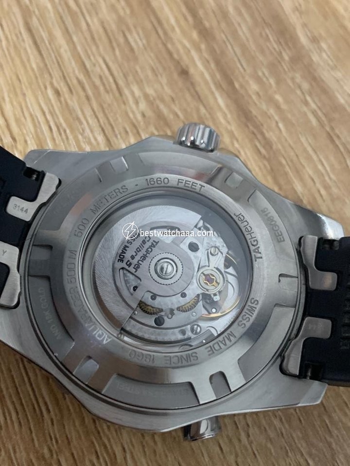 IMG_9085 TAG Heuer Aquaracer 500M Mens watch Unisex Automatic Gold Steel WAJ2150.FT6015 Replica 2
