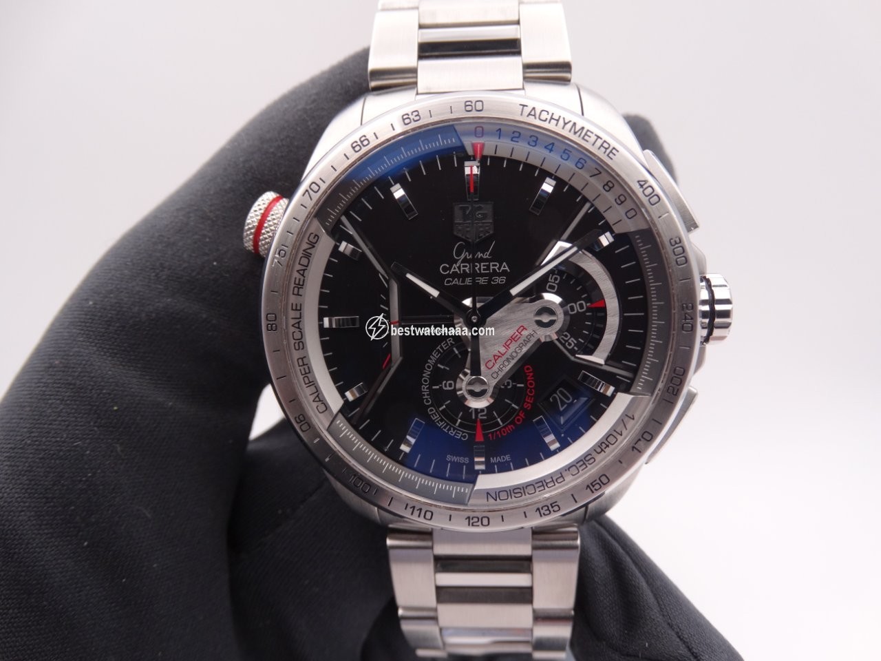 IMG_9085 TAG Heuer Grand Carrera Mens watch Unisex Automatic Steel CAV5115.BA0902 Replica 2