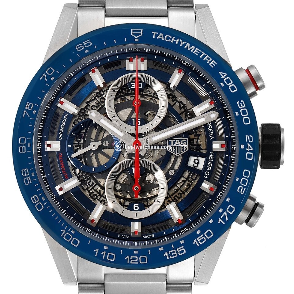IMG_9085 TAG Heuer Carrera Calibre HEUER 01 Mens watch Unisex Automatic Steel CAR201T.BA0766 Replica 2