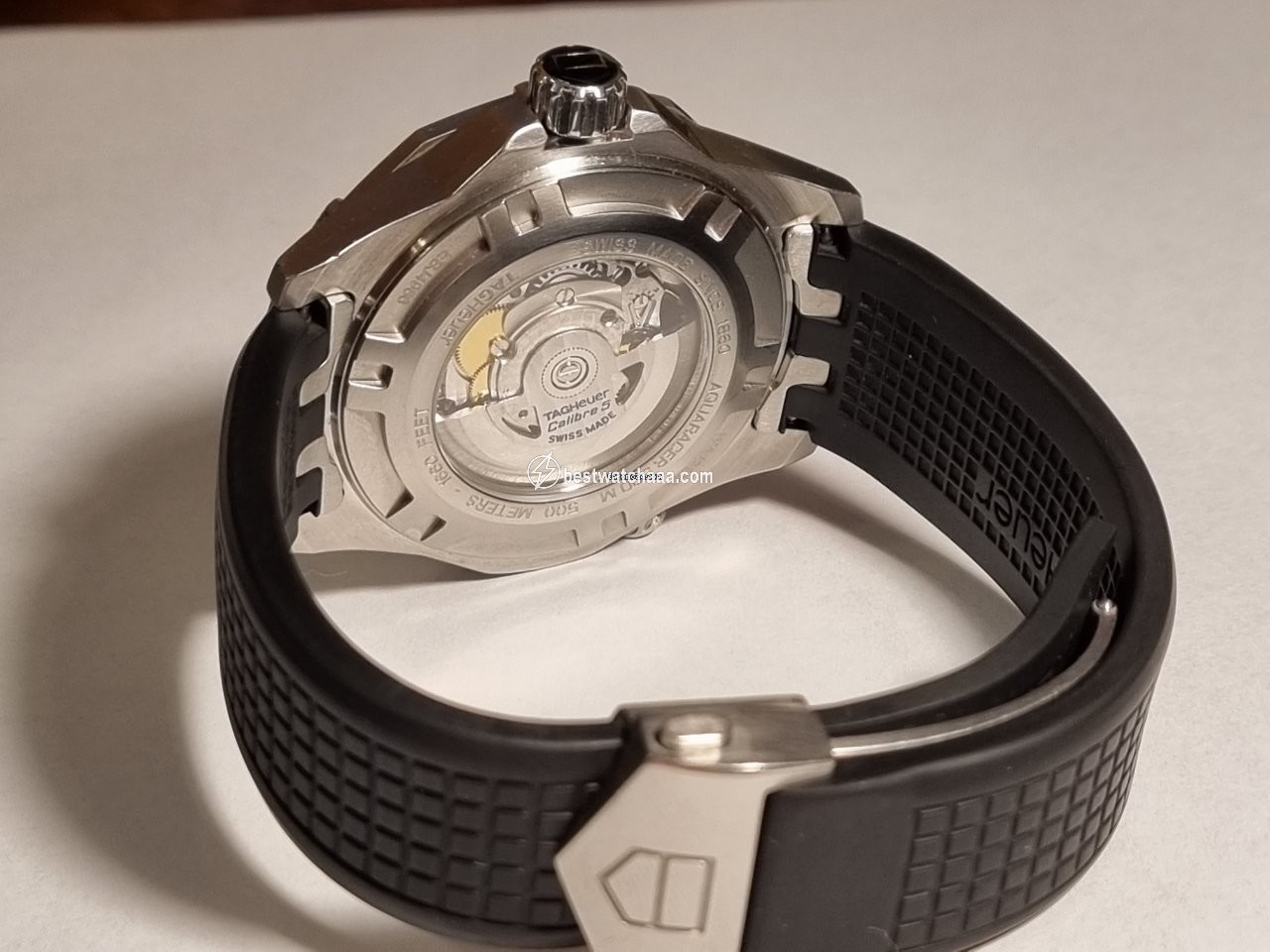 IMG_9085 TAG Heuer Aquaracer 500M Mens watch Unisex Automatic Steel WAJ2150 Replica 2