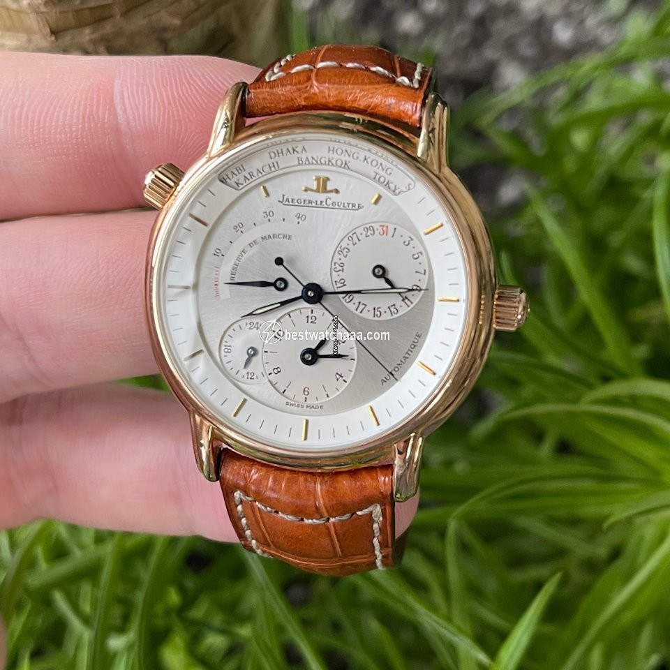 IMG_9085 Jaeger-LeCoultre Master Geographic Mens watch Unisex Automatic Rose gold 169.1.92 Replica 2