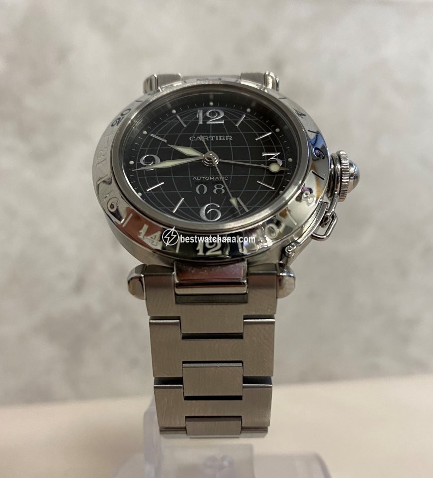 IMG_9085 Cartier Pasha Mens watch Unisex Automatic Steel 2550 Replica 2